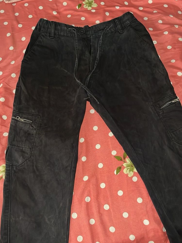 Black Cargo Pants