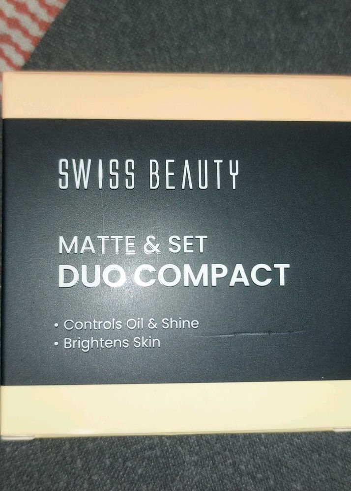 Swiss Beauty  Matte &amp;set  Duo Compact