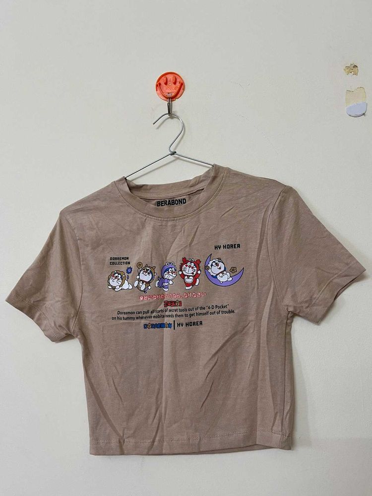 Cute Doraemon Graphic Tee