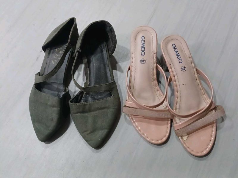 Pair Of 2 Sandals Ideal For DIY