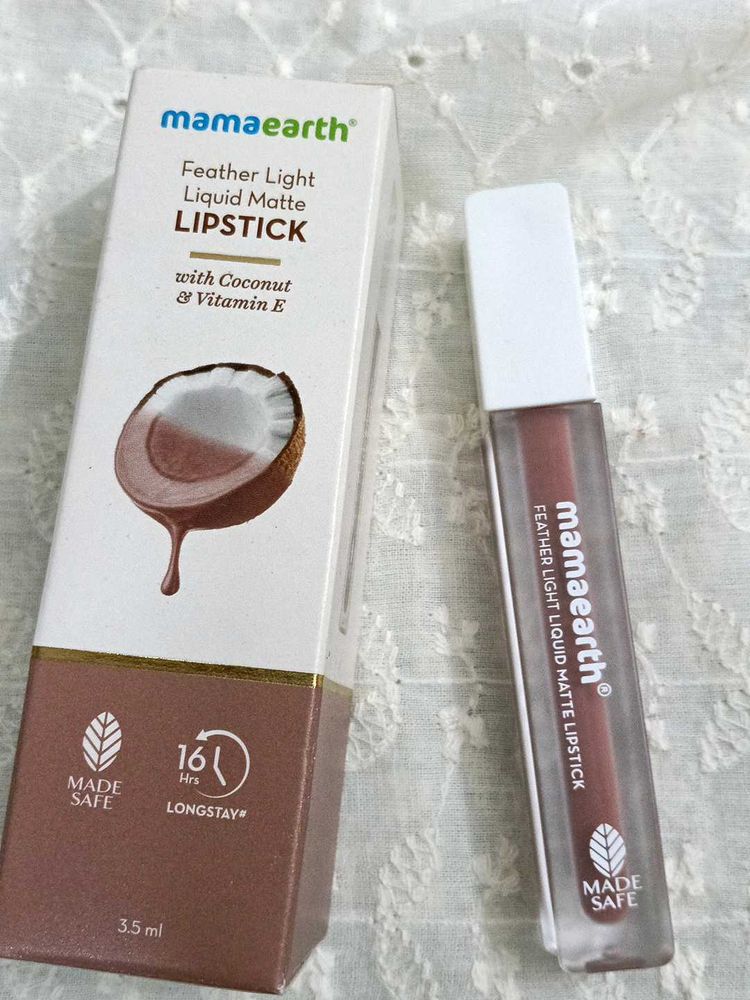 Mamaearth Liquid Matte Lipstick &#34;01 Nude Perfect
