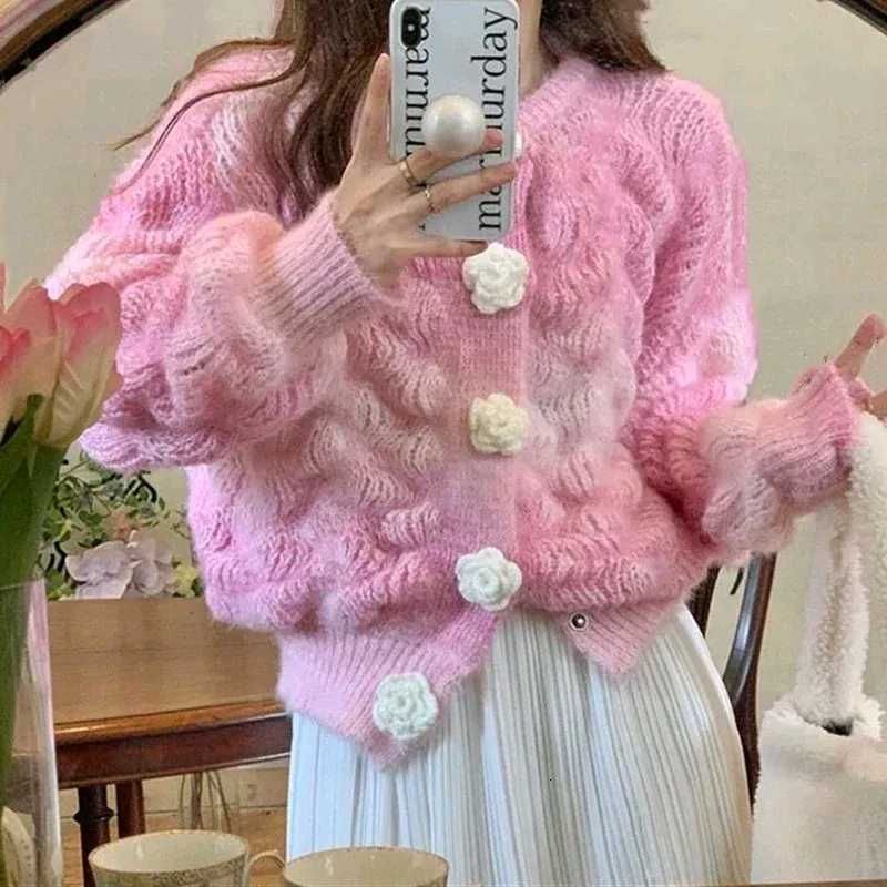 Pinterest Oversized Floral Button Cardigan