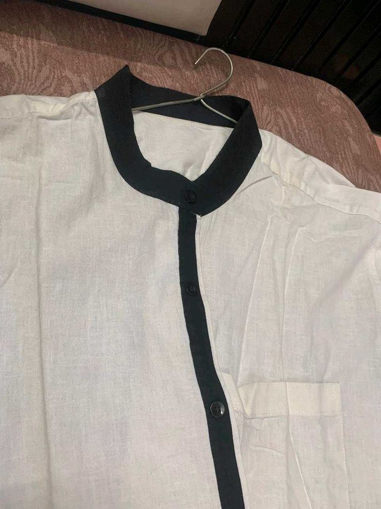 Stylish Black &amp; White Shirt