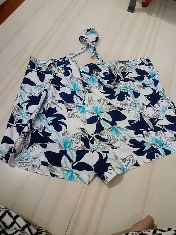 Blue White