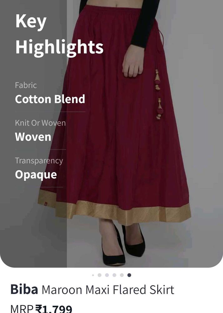 Biba Ethinic Skirt Size M