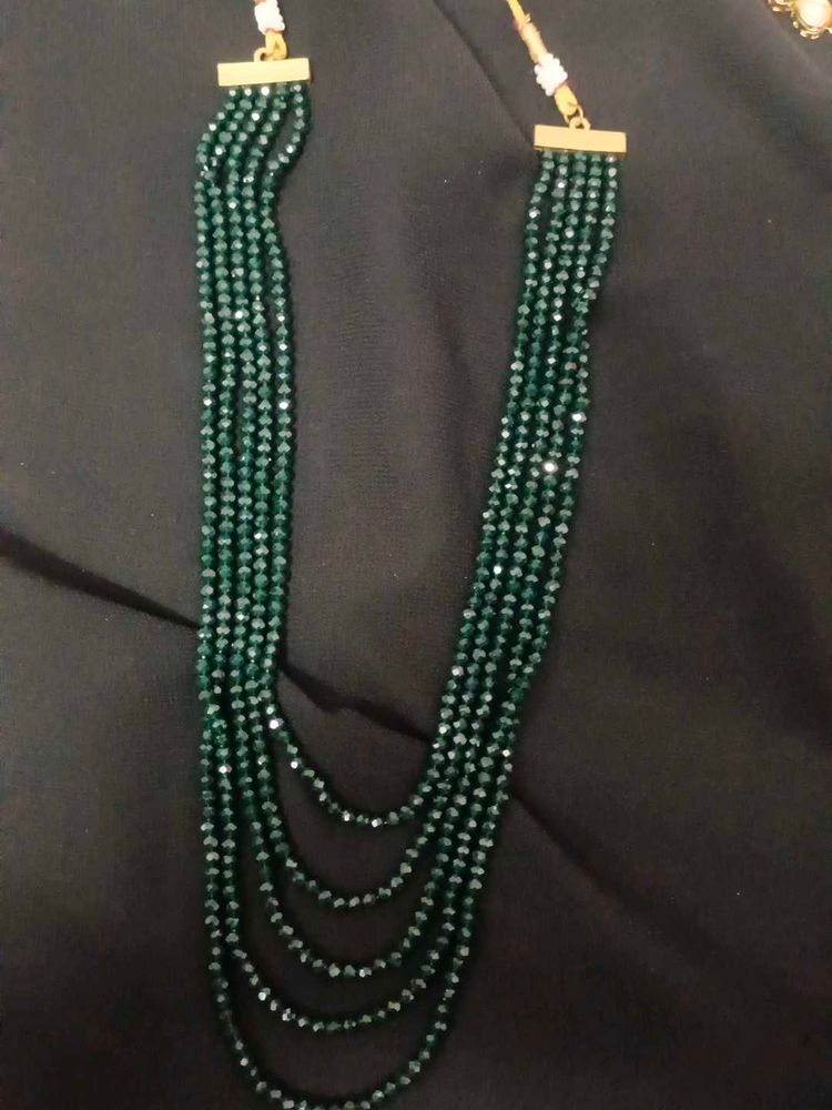 Green Beaded Necklace