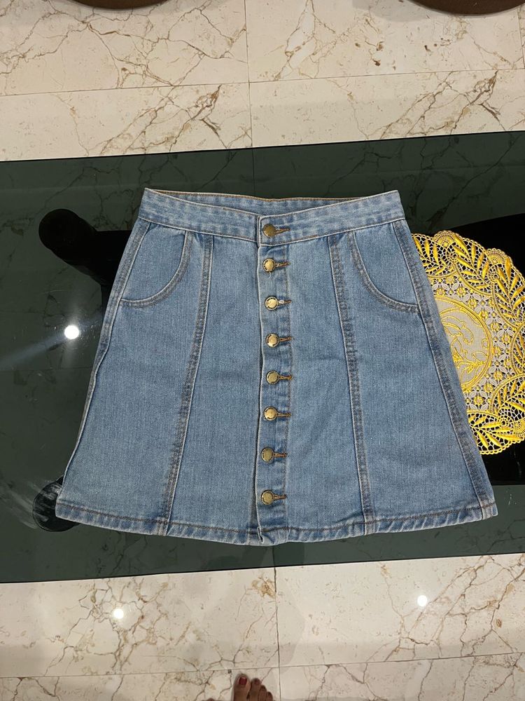 Denim Skirt