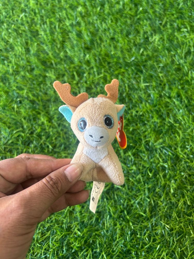 TY GLITZY THE REINDEER TEENIE BEANIE BOO- 4” BOOS