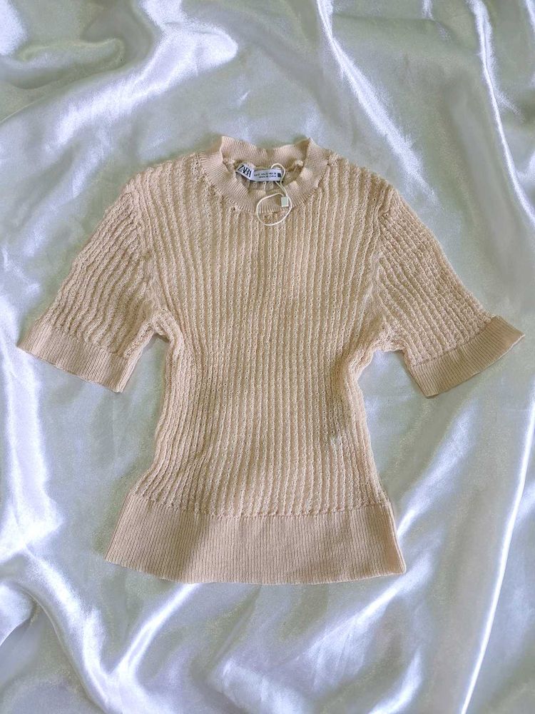 Zara Knit Top - Casual Chic