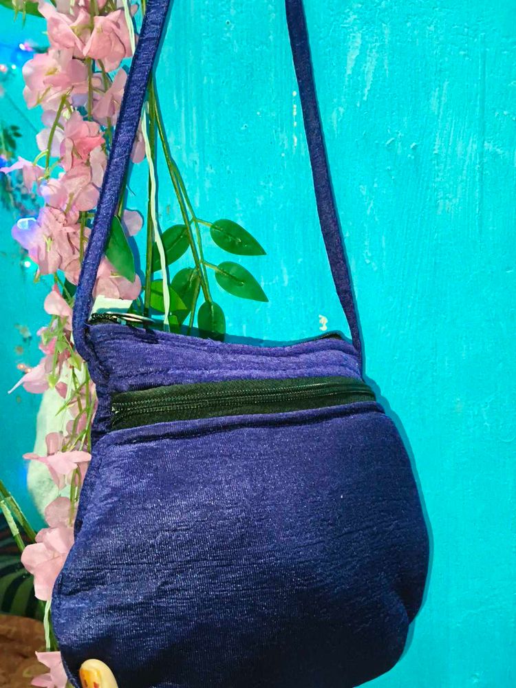 Blue Sling Bag