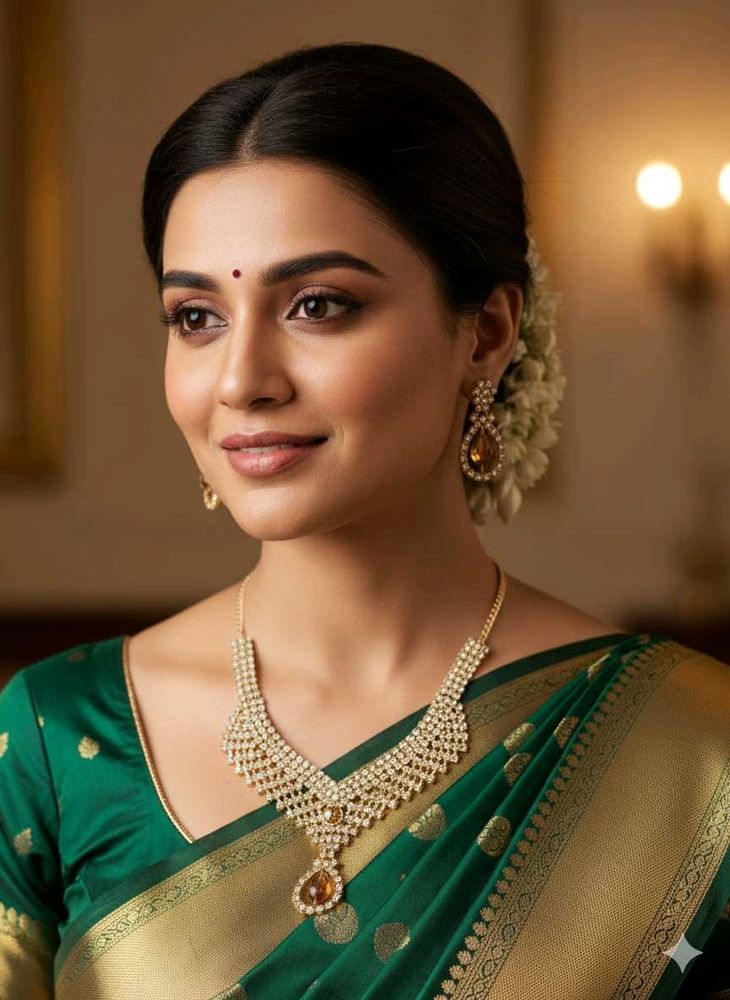 new gold stone Elegant Jewellery Set