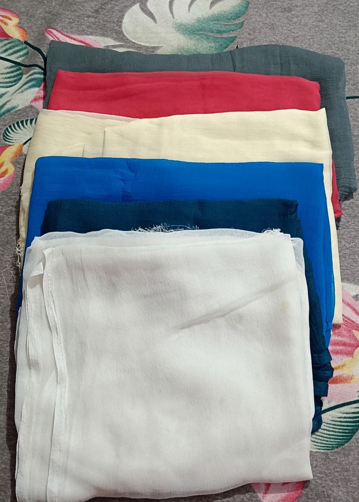 6 Georgette Dupattas