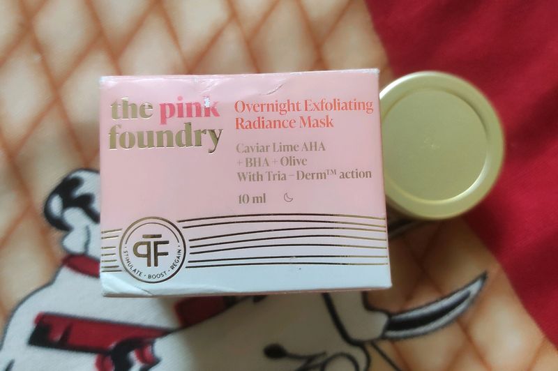 The Pink Foundry Overnight ExfoliatingRadiancemask