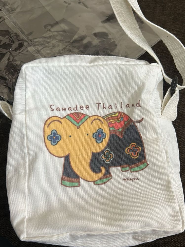 Thailand Elephant Crossbody Bag