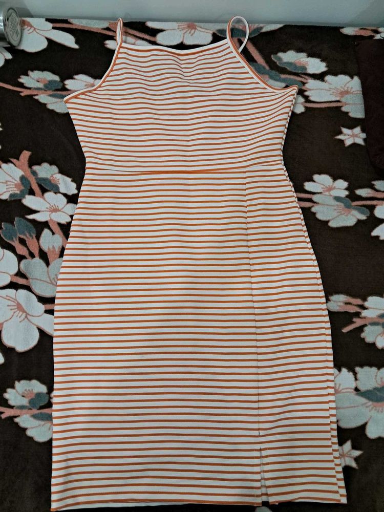 Striped Bodycon Mini Dress