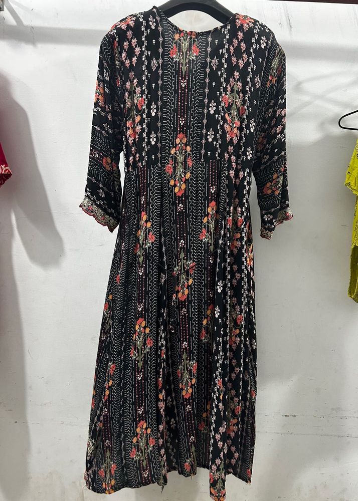 Floral Print Kurta