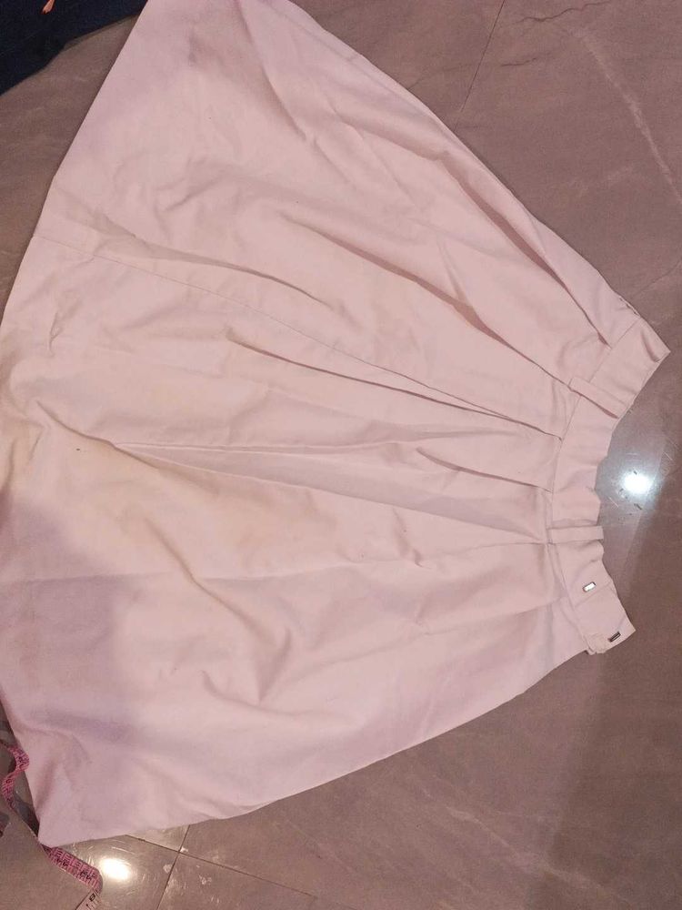 white skirt of school uniform