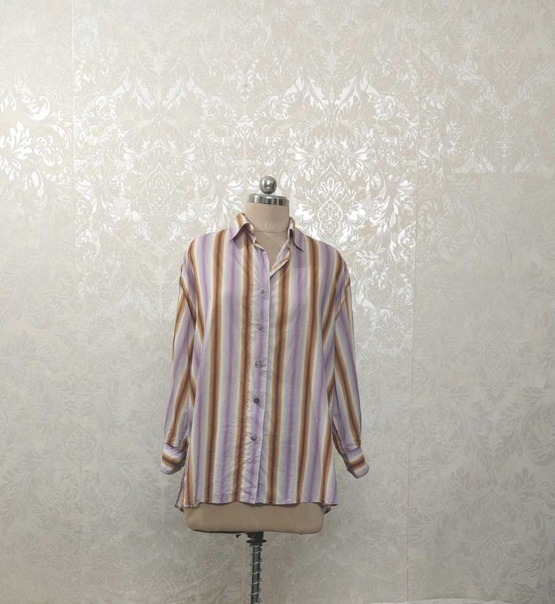 Striped Oversized Shirt