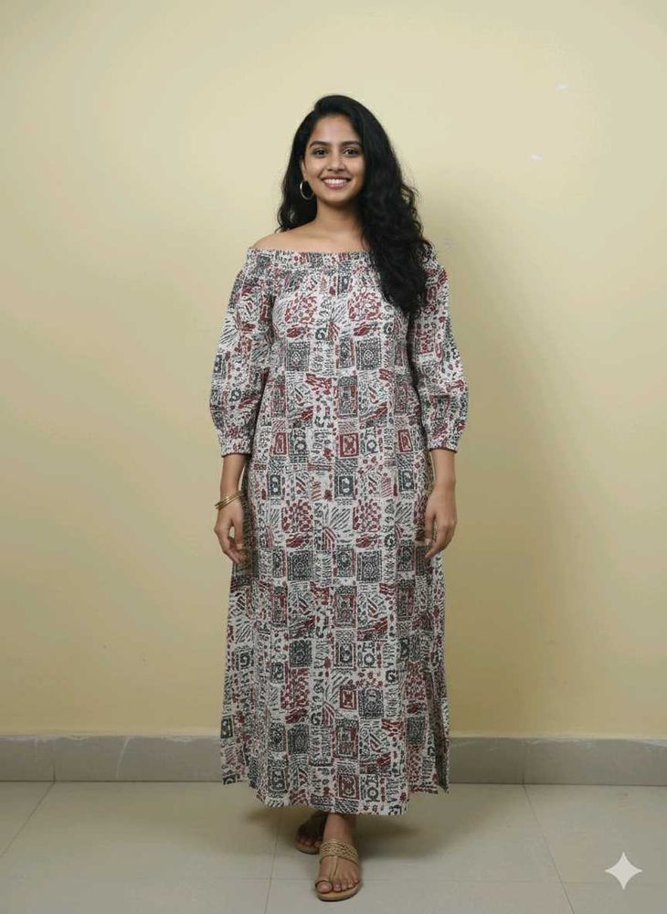 Patterned Maxi Dress