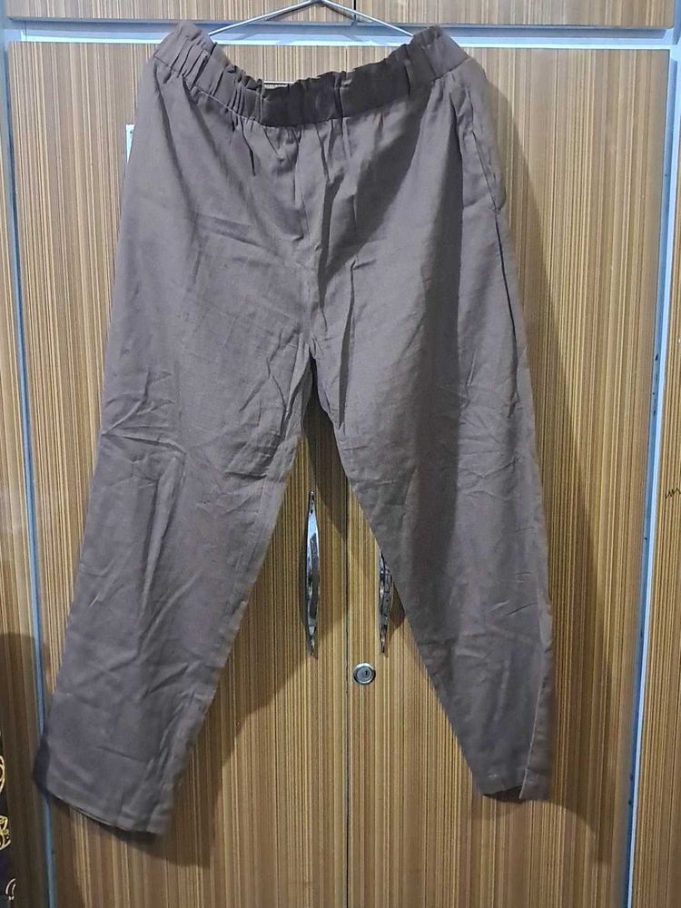 Brown Casual Pants