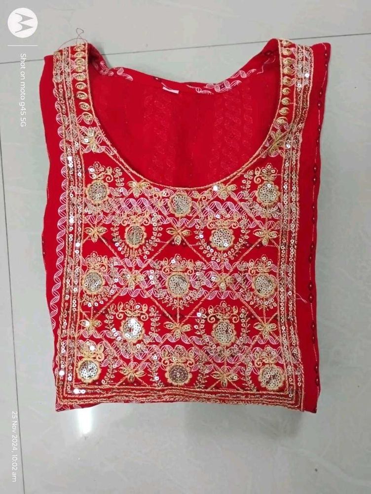 New Red Kurti