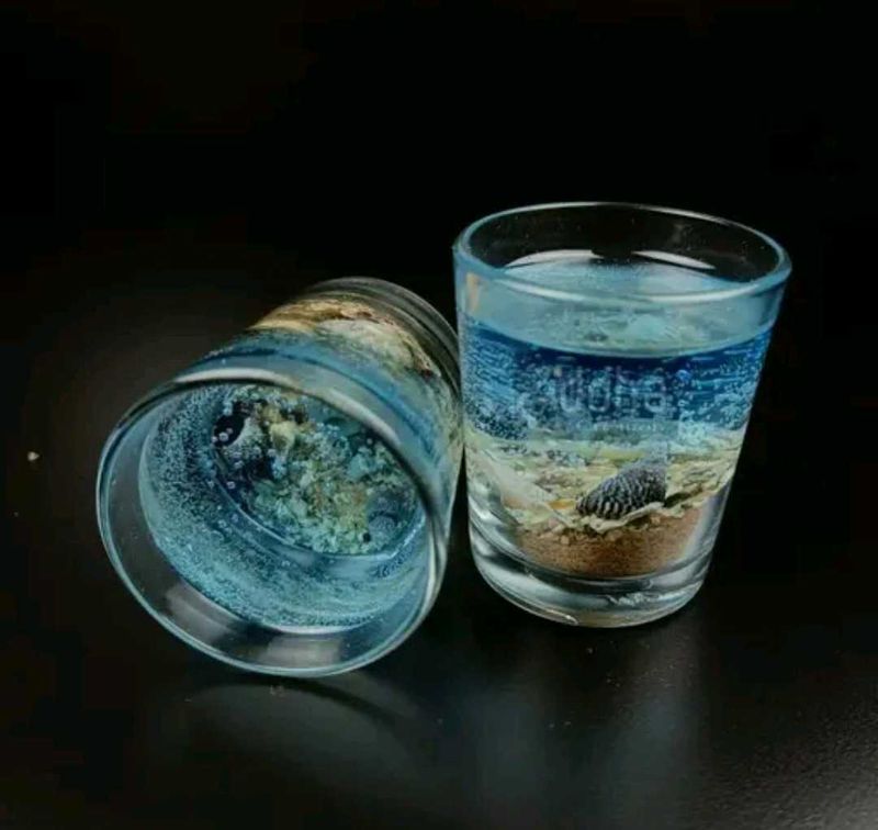 Ocean Gel Scented Candles(Set of 2)..🕯️💙