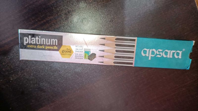 Apsara Pencil Extra Dark With Non Dust Eraser