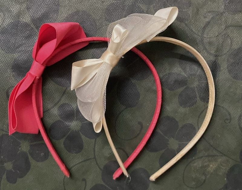 Cute Bow Headbands - Set of 2
