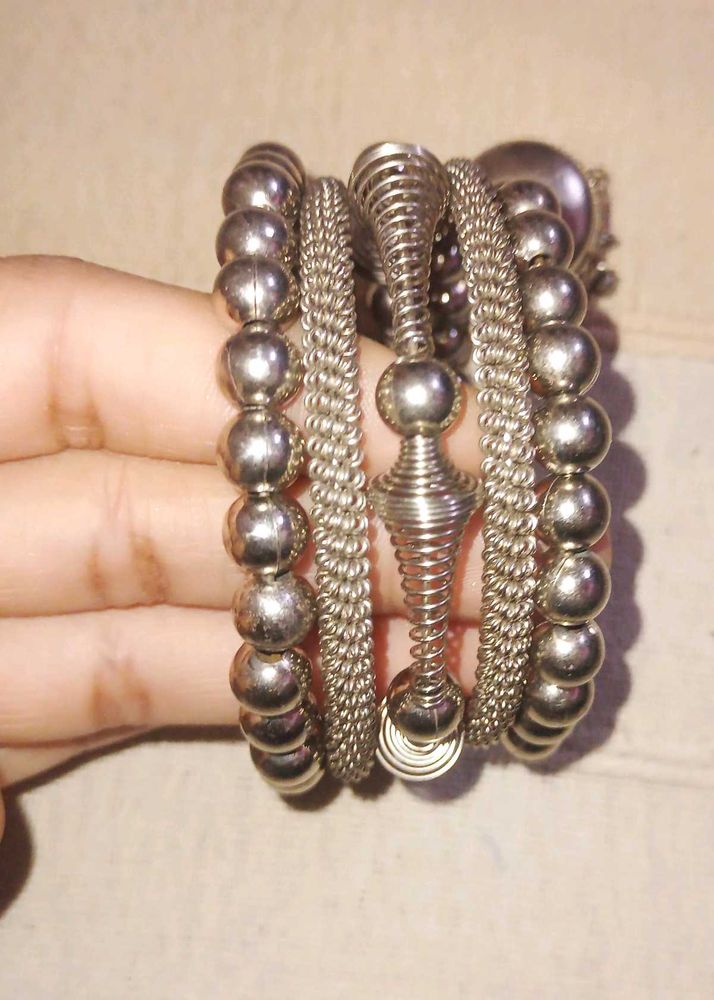 Silver Hand Bracelet
