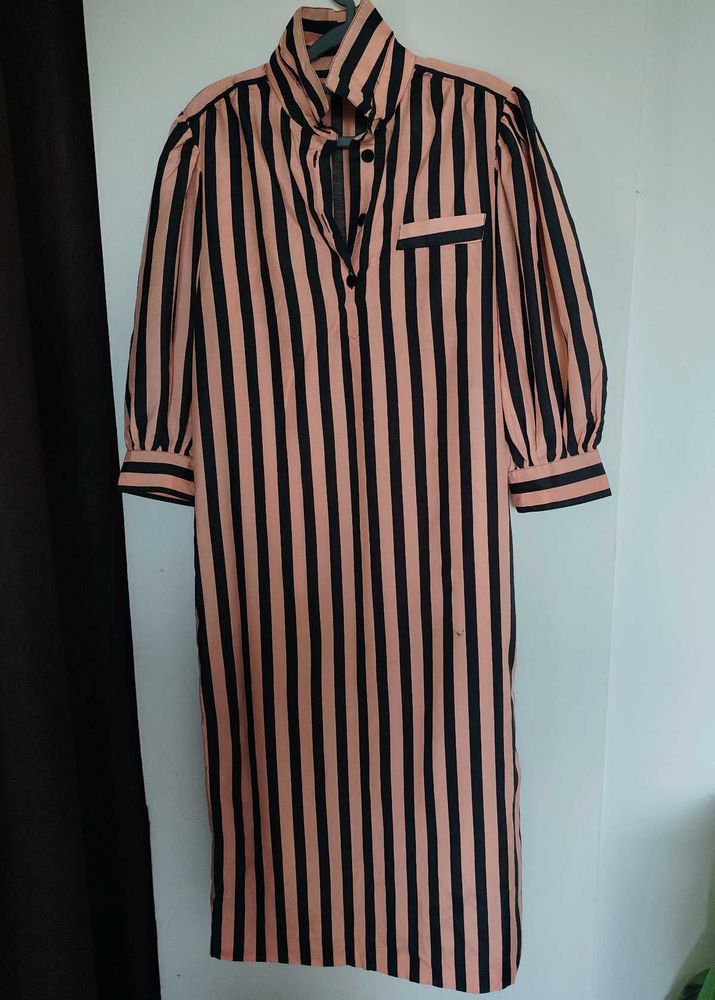 Shift Dress With Sleeves