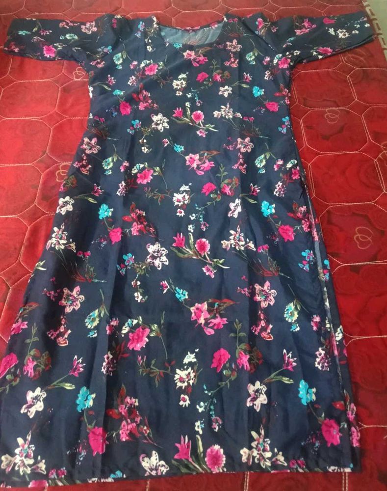 Floral Print Kurta