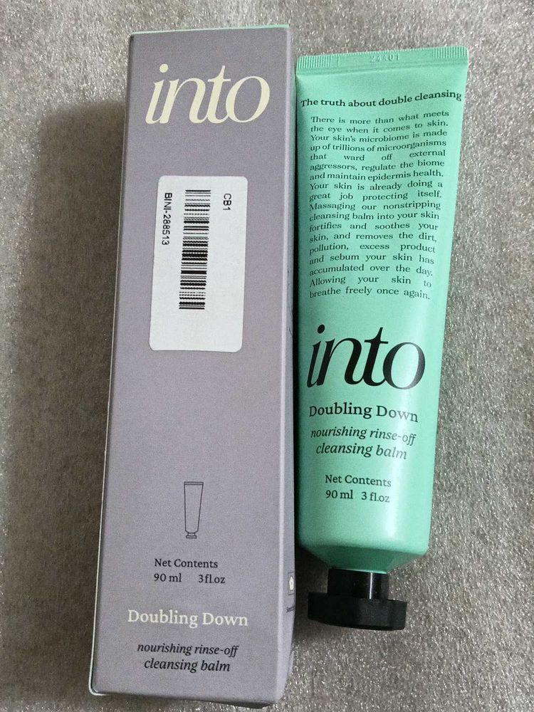 Into Doubling Down Cleansing Balm