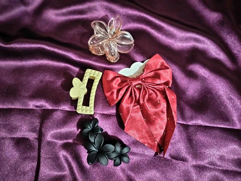 Pack Of 4 New Hair Accessories
