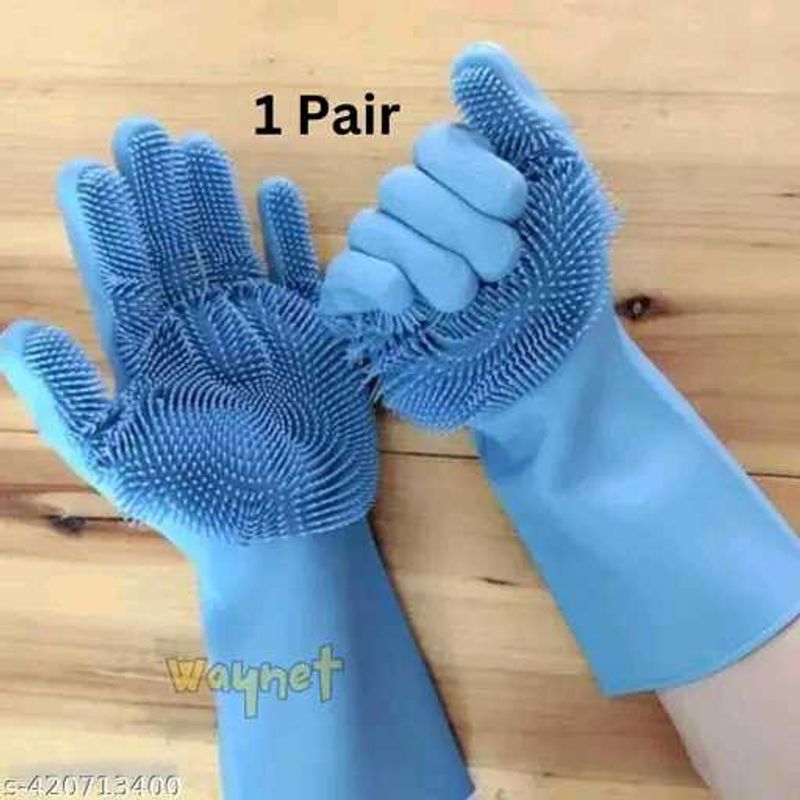 Silicone Scrubbing Gloves