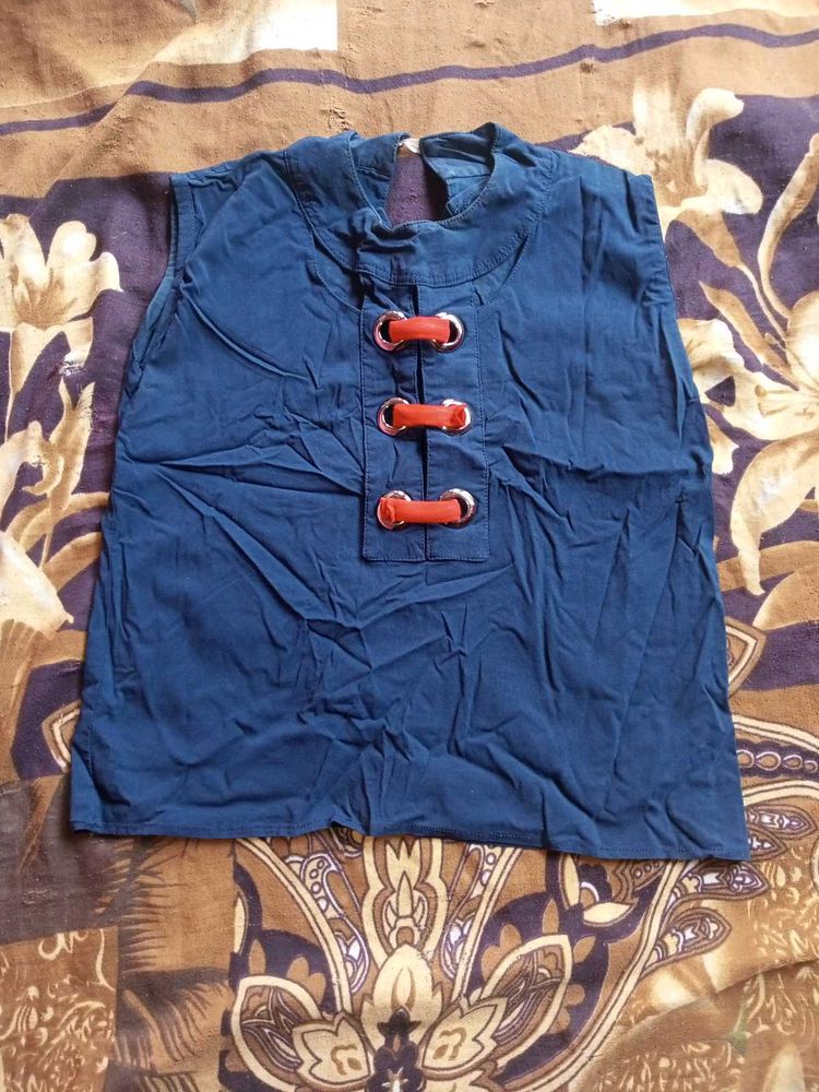 Jeans Top For A 10 - 15 Years Old Girl