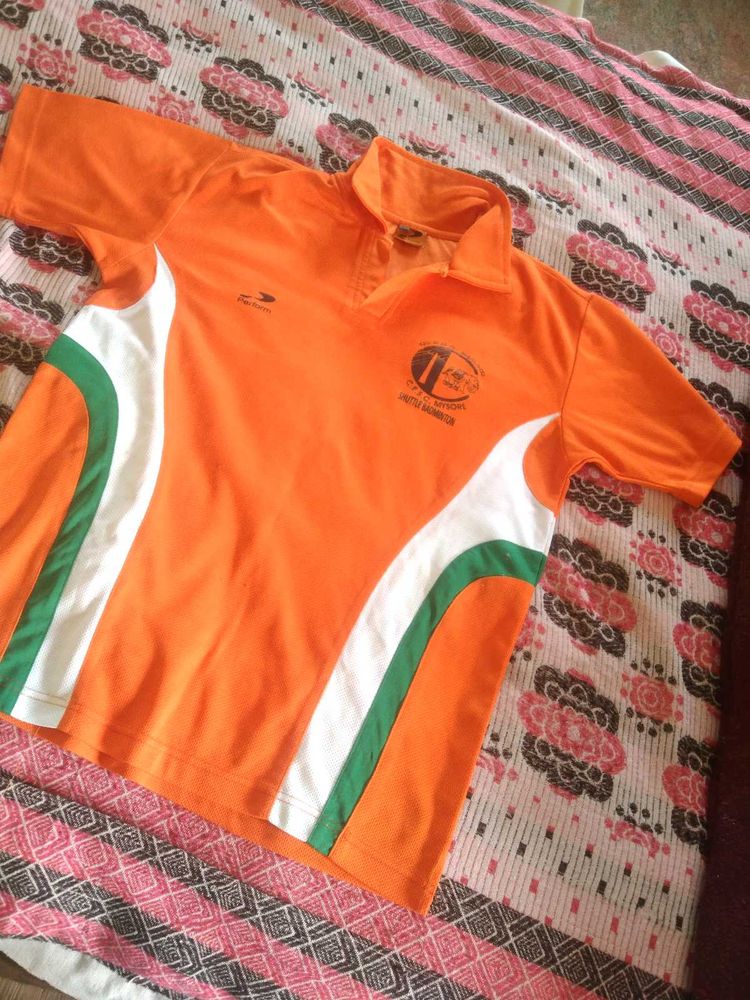 Orange Sports Shirt