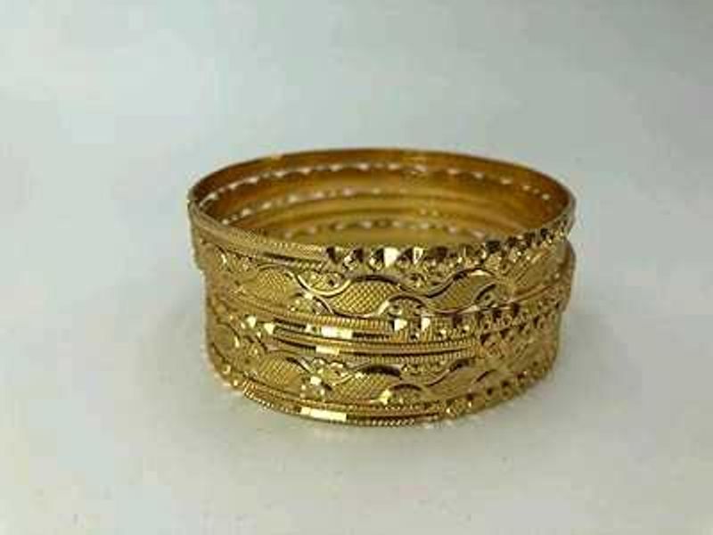 Golden Finishing Bangles ✨💖