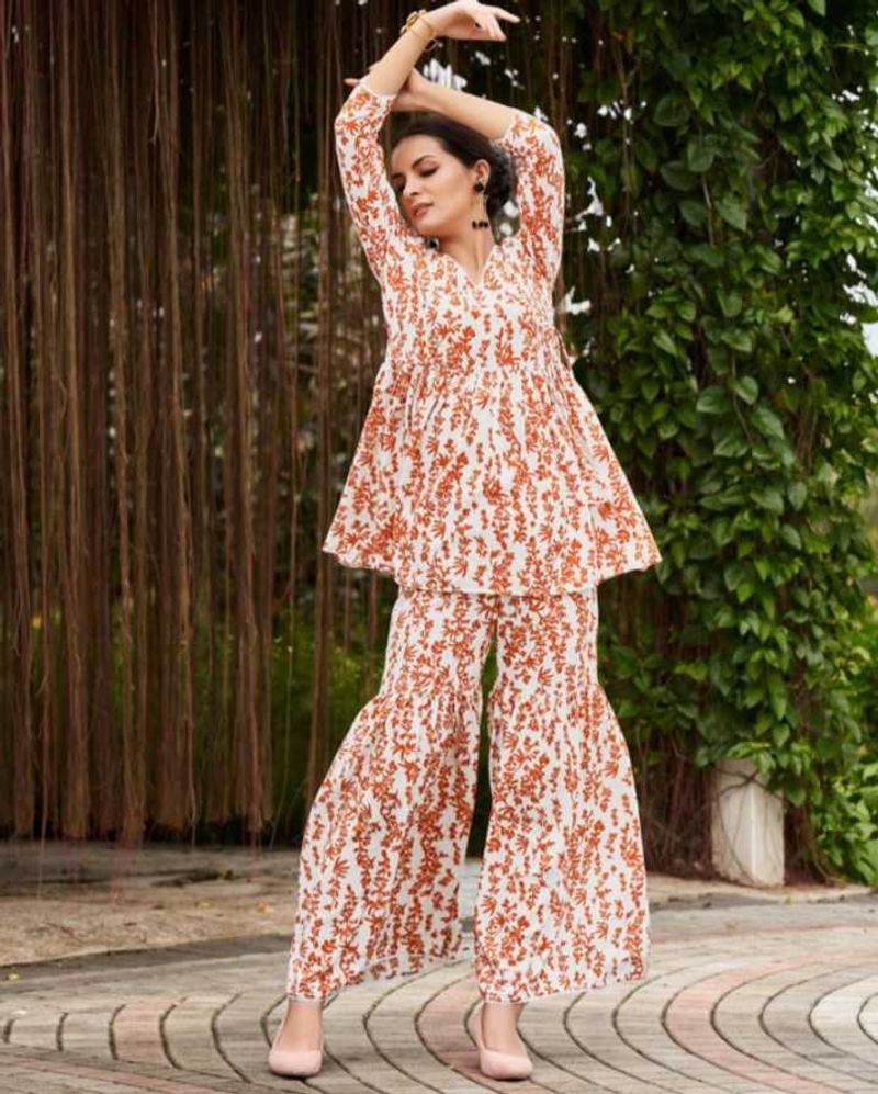 Elegant Kurta Set . Only top