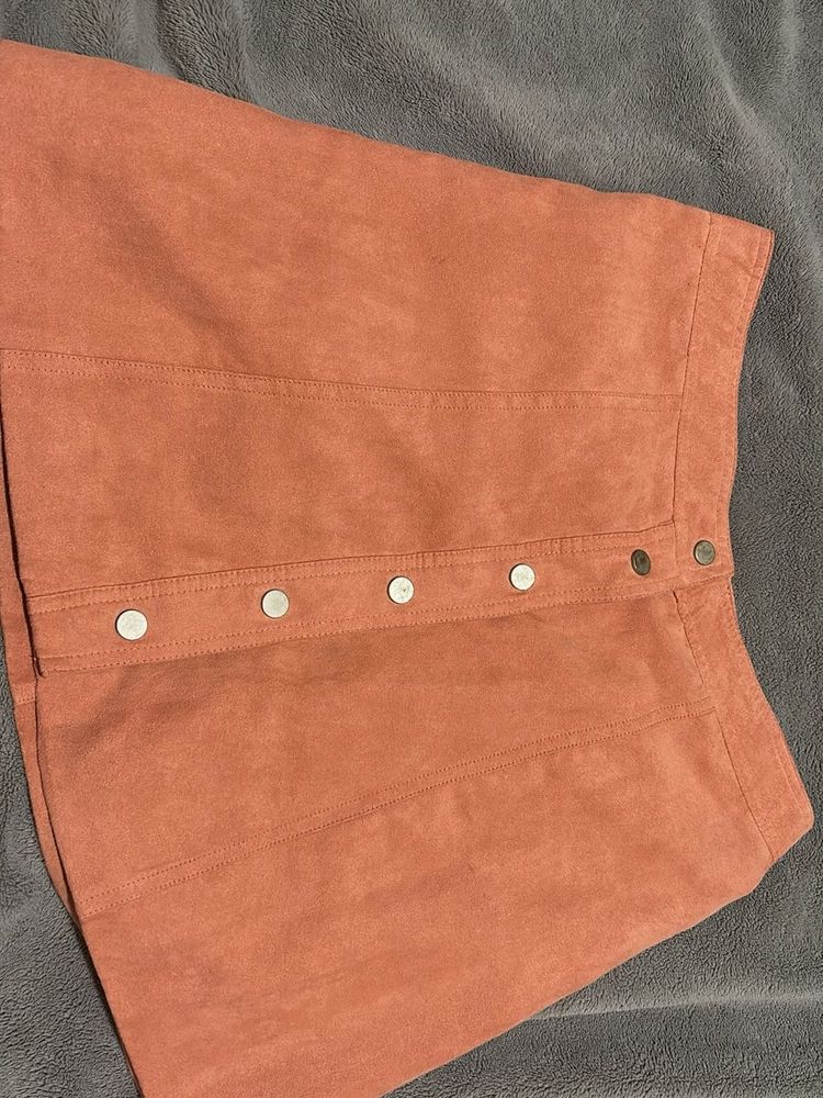 PINK H&amp;M Corduroy skirt