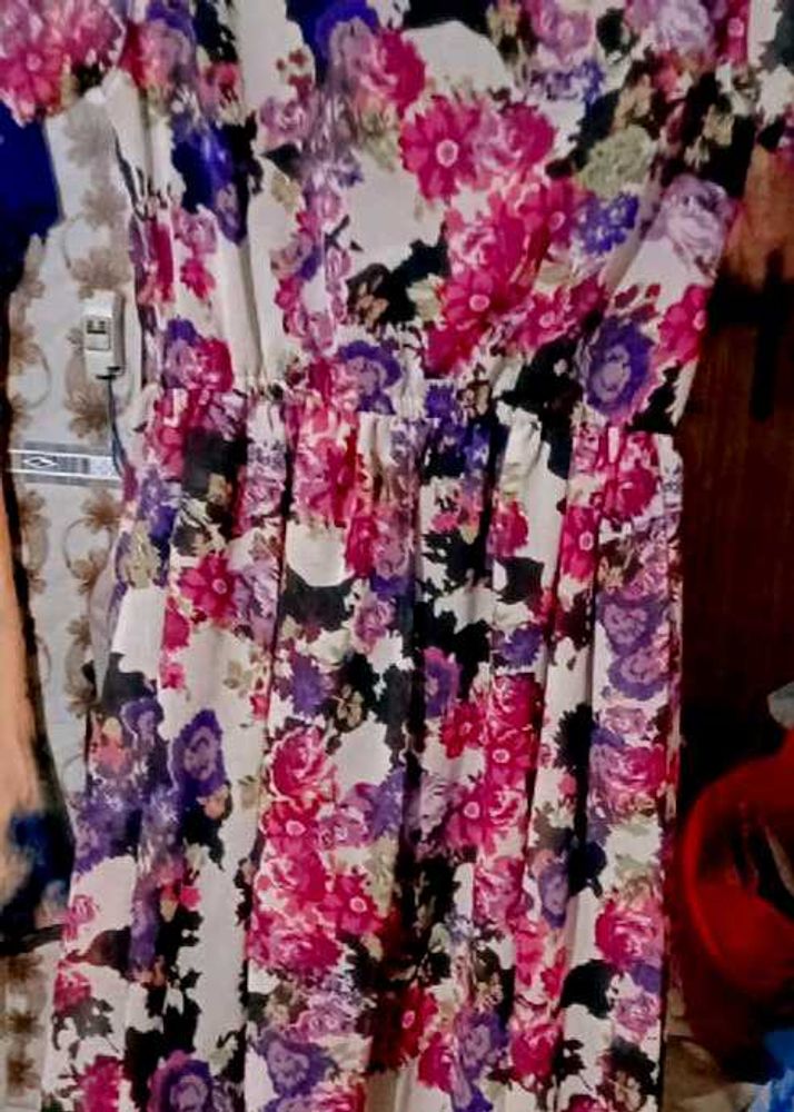 Floral Print Dress 50% Off