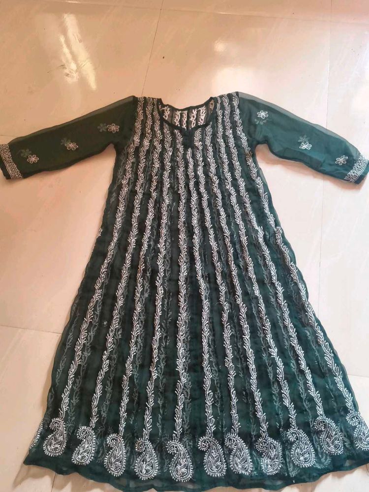 Elegant Green Ethnic Gown