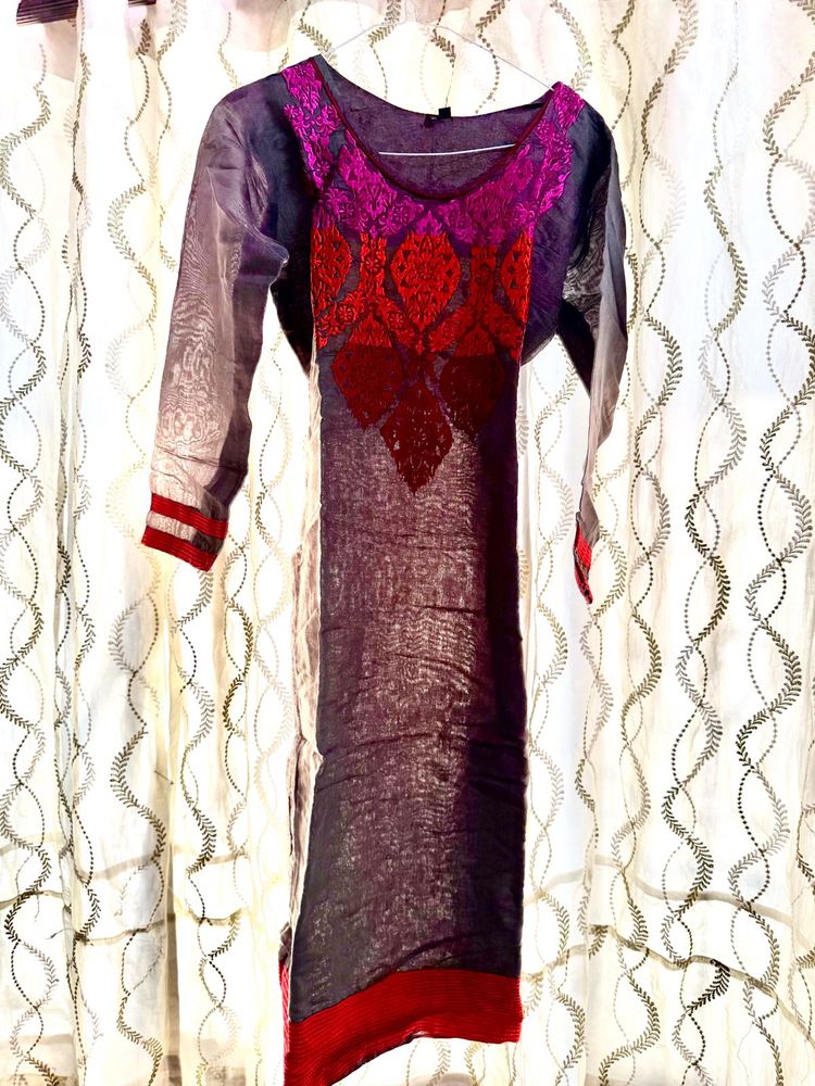 Brown Fancy Kurta