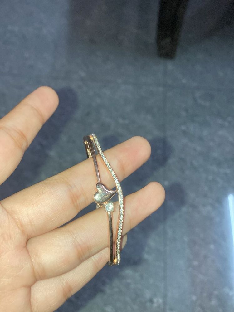 Heart Bangle Bracelet
