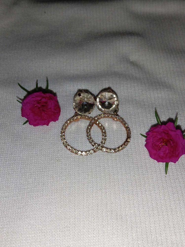 Sparkling Hoop Earrings