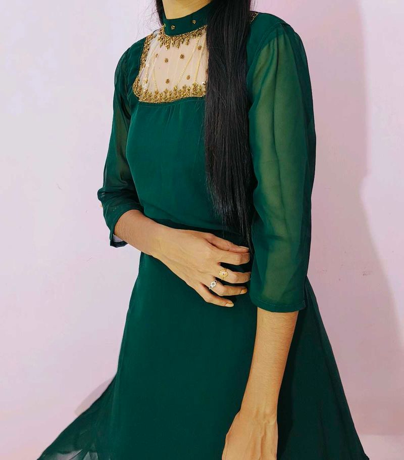 Elegant Green Dress