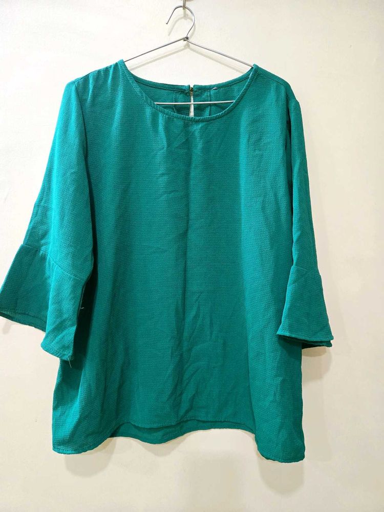 Green Casual Top