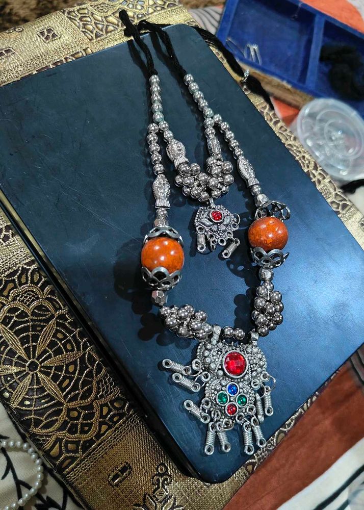 oxidised necklace