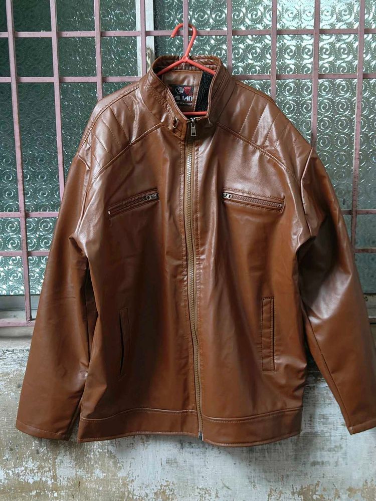 Brown New Rider Leather Jacket