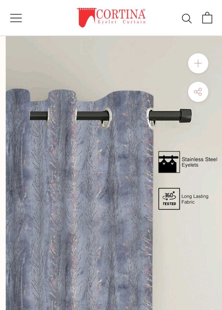 Elegant Blue Curtains