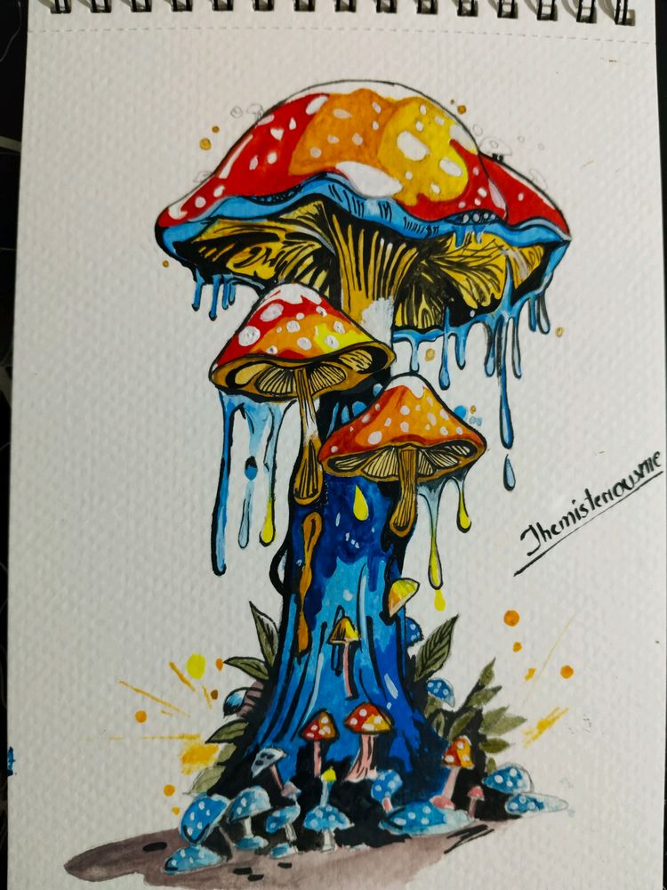 Magical Mushroom Painting